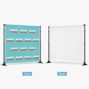 Step and Repeat Backdrop - 10'x8' - Graphics + Frame